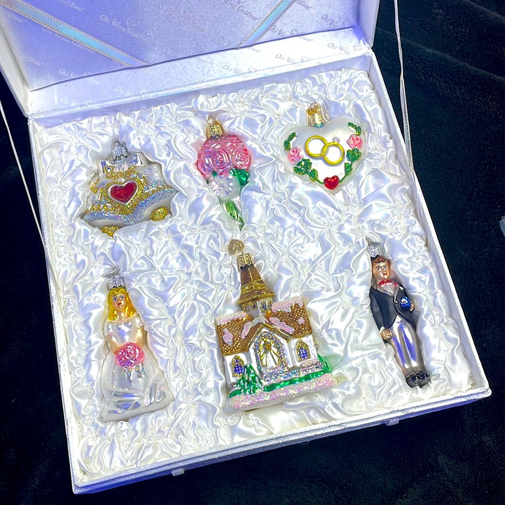 Old World Christmas Ornaments Box Set